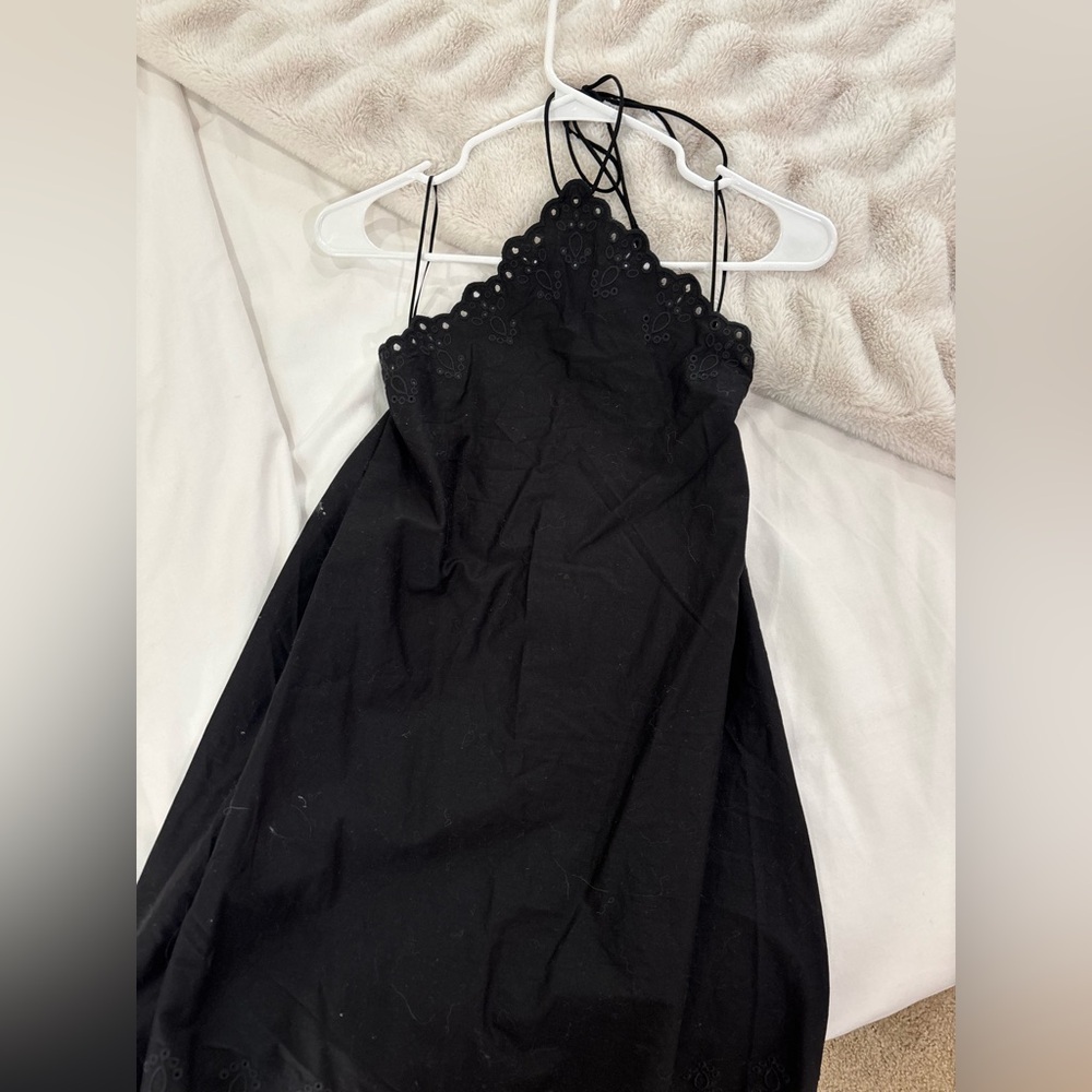 Black Halter Dress